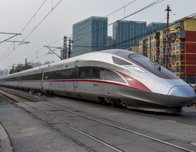 庞巴迪合资公司将为中国制造160节CR400AF列车车厢
