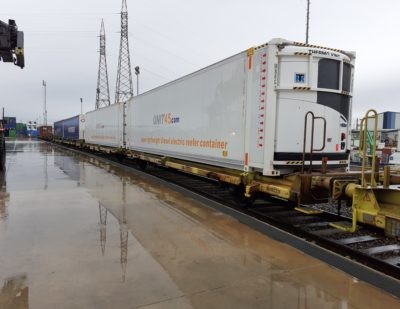 transesa物流公司推出开往英国的冷藏车