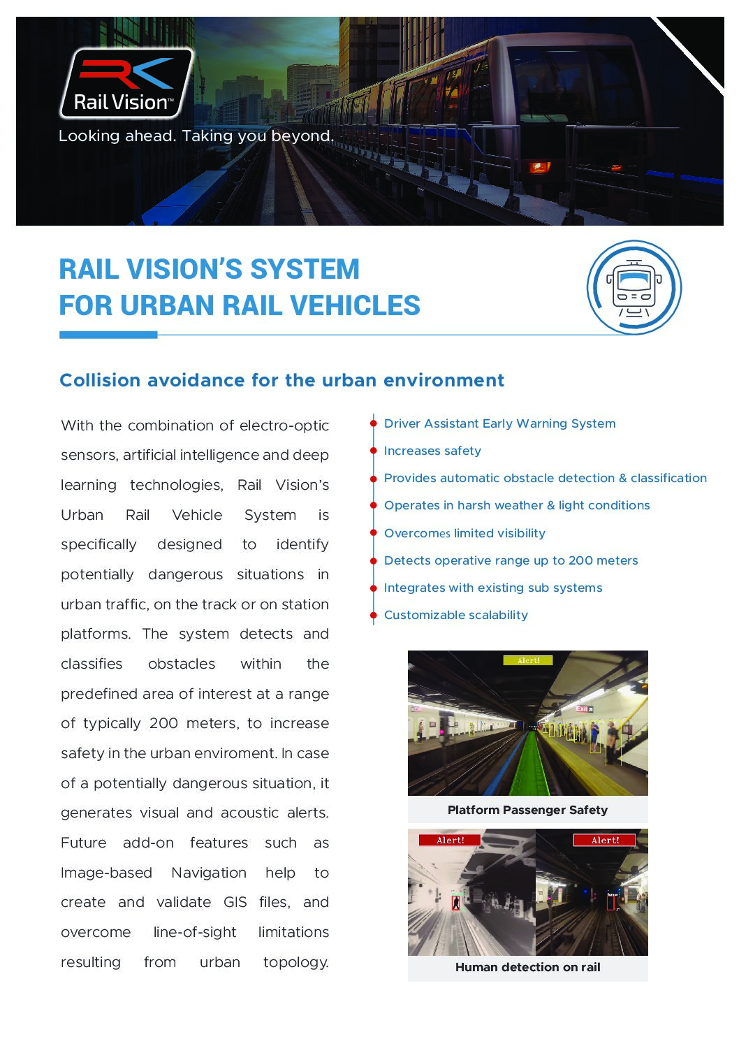 Rail Vision LRV Fact Sheet