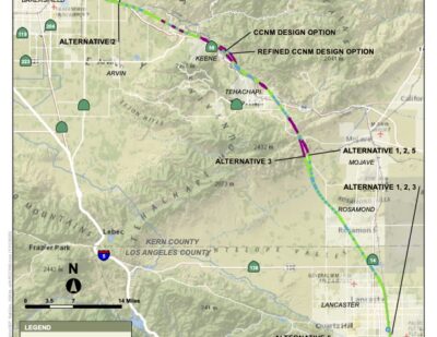 加州高速铁路线在Bakersfield和Palmdale之间批准